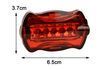 Lanterna traseira de led para bicicleta