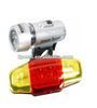 Kit farol dianteiro e pisca traseiro para bicicleta